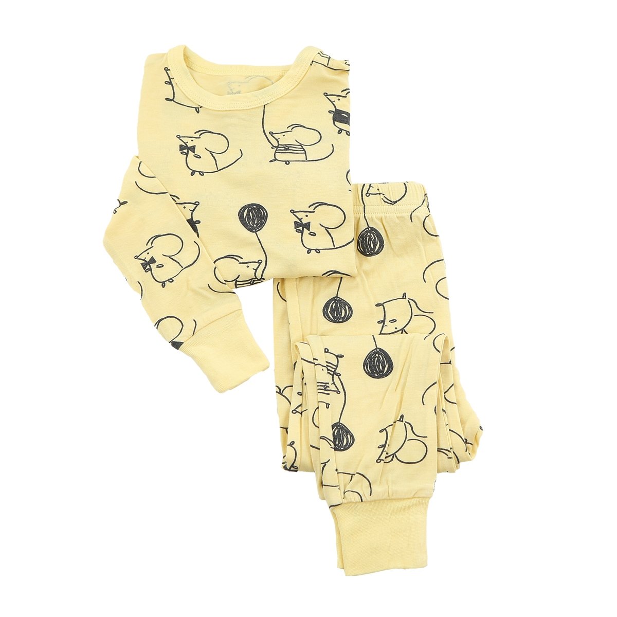 Silkberry Baby Bamboo Stardust Unicorn Printed Pajama Set