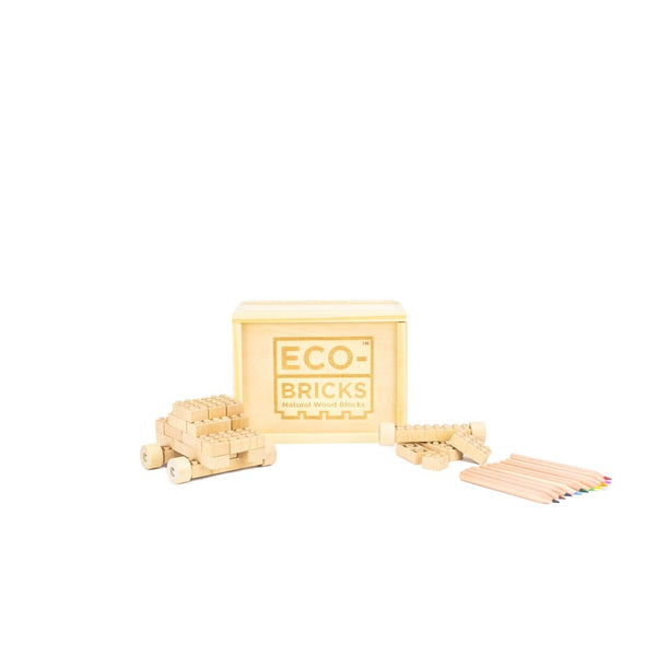 Eco-brick 24 Piece Bamboo blocks