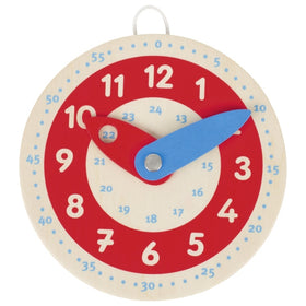 Clock, learn to tell the time Goki Wooden