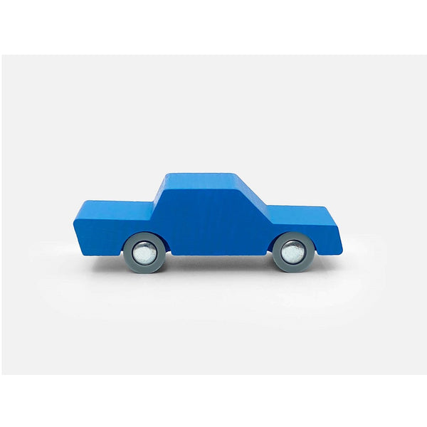 Wooden Back and Forth car, Hand Painted by Marise- By waytoplay.