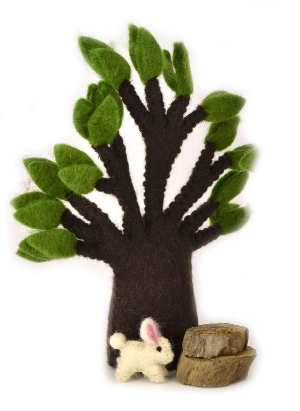 Animals - Mini Bunnies FELTED WOOL By Papoose.