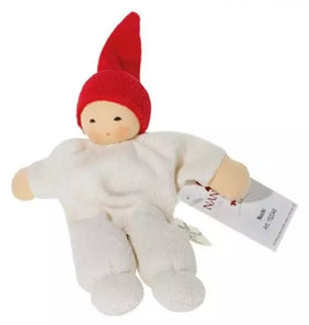 Nanchen Doll Nucki-White with Red Hat