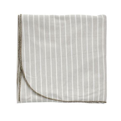 Organic Cotton Swaddle Blanket (Silver Cloud)