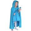 Storybook Cotton Velour Cape Turqiose