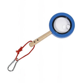 Goki Wooden Magnifying Glass with Carabiner