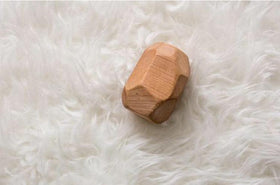 Handmade Wooden Maple Geode - Wood Baby Rattle