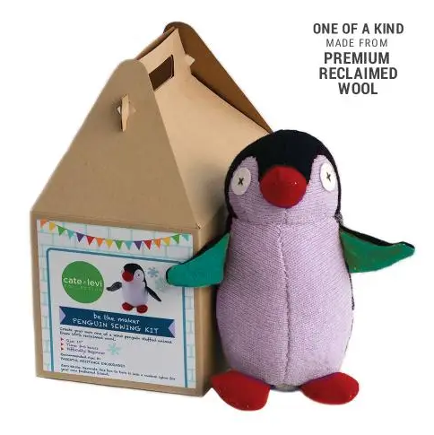Penguin Stuffed Animal Beginner Sewing DIY Kit