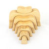 Handmade Natural Caves Wooden Stacking Toy