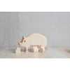 Poppy Baby Co - Hand carved Wooden Pig With Piglets